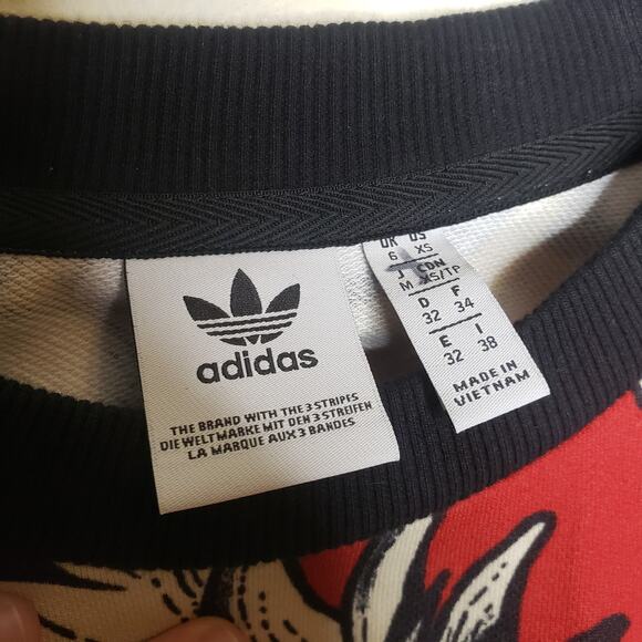 Adidas| X Farm Red Pineapple Boyfriend Sweater - Picture 8 of 13